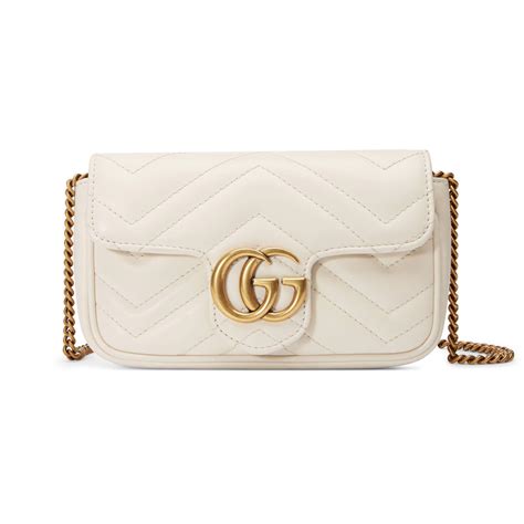 super mini gucci white|gucci super mini bag white.